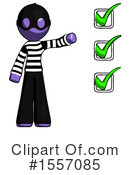 Purple Design Mascot Clipart #1557085 by Leo Blanchette