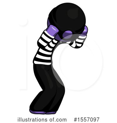 Royalty-Free (RF) Purple Design Mascot Clipart Illustration by Leo Blanchette - Stock Sample #1557097