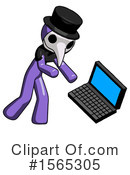 Purple Design Mascot Clipart #1565305 by Leo Blanchette