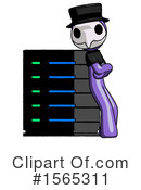 Purple Design Mascot Clipart #1565311 by Leo Blanchette