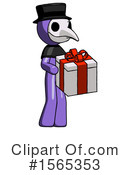 Purple Design Mascot Clipart #1565353 by Leo Blanchette