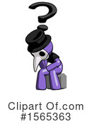 Purple Design Mascot Clipart #1565363 by Leo Blanchette