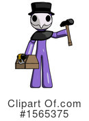 Purple Design Mascot Clipart #1565375 by Leo Blanchette