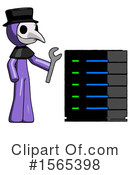 Purple Design Mascot Clipart #1565398 by Leo Blanchette