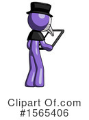 Purple Design Mascot Clipart #1565406 by Leo Blanchette