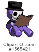 Purple Design Mascot Clipart #1565421 by Leo Blanchette