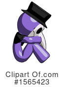 Purple Design Mascot Clipart #1565423 by Leo Blanchette