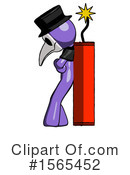 Purple Design Mascot Clipart #1565452 by Leo Blanchette