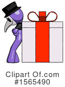 Purple Design Mascot Clipart #1565490 by Leo Blanchette