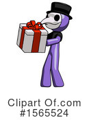 Purple Design Mascot Clipart #1565524 by Leo Blanchette