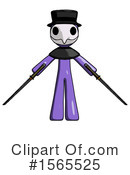 Purple Design Mascot Clipart #1565525 by Leo Blanchette