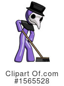 Purple Design Mascot Clipart #1565528 by Leo Blanchette