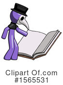 Purple Design Mascot Clipart #1565531 by Leo Blanchette