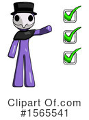 Purple Design Mascot Clipart #1565541 by Leo Blanchette