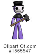 Purple Design Mascot Clipart #1565547 by Leo Blanchette