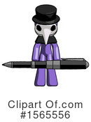 Purple Design Mascot Clipart #1565556 by Leo Blanchette