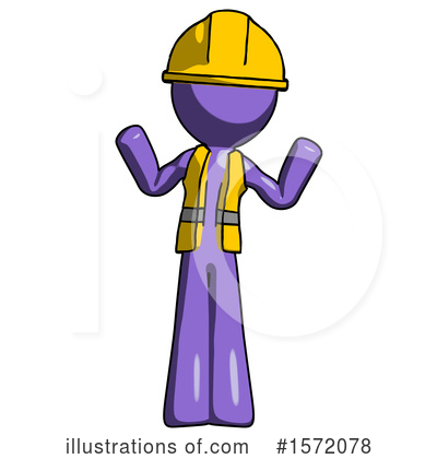 Royalty-Free (RF) Purple Design Mascot Clipart Illustration by Leo Blanchette - Stock Sample #1572078