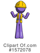 Purple Design Mascot Clipart #1572078 by Leo Blanchette