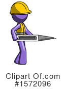 Purple Design Mascot Clipart #1572096 by Leo Blanchette