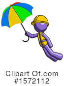 Purple Design Mascot Clipart #1572112 by Leo Blanchette
