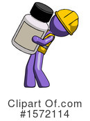 Purple Design Mascot Clipart #1572114 by Leo Blanchette
