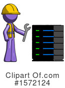 Purple Design Mascot Clipart #1572124 by Leo Blanchette