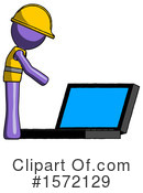 Purple Design Mascot Clipart #1572129 by Leo Blanchette