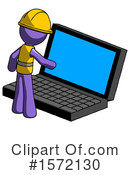 Purple Design Mascot Clipart #1572130 by Leo Blanchette