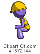 Purple Design Mascot Clipart #1572144 by Leo Blanchette