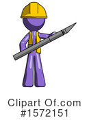 Purple Design Mascot Clipart #1572151 by Leo Blanchette