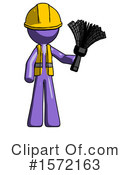 Purple Design Mascot Clipart #1572163 by Leo Blanchette