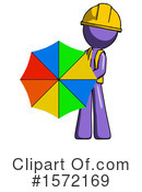Purple Design Mascot Clipart #1572169 by Leo Blanchette