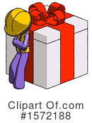Purple Design Mascot Clipart #1572188 by Leo Blanchette