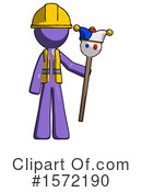 Purple Design Mascot Clipart #1572190 by Leo Blanchette