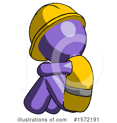 Royalty-Free (RF) Purple Design Mascot Clipart Illustration by Leo Blanchette - Stock Sample #1572191