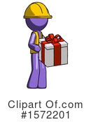 Purple Design Mascot Clipart #1572201 by Leo Blanchette