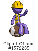 Purple Design Mascot Clipart #1572235 by Leo Blanchette