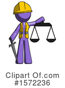 Purple Design Mascot Clipart #1572236 by Leo Blanchette