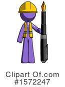 Purple Design Mascot Clipart #1572247 by Leo Blanchette