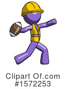 Purple Design Mascot Clipart #1572253 by Leo Blanchette