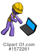 Purple Design Mascot Clipart #1572261 by Leo Blanchette