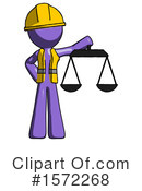 Purple Design Mascot Clipart #1572268 by Leo Blanchette