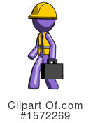 Purple Design Mascot Clipart #1572269 by Leo Blanchette