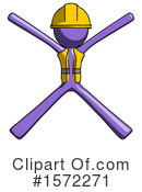 Purple Design Mascot Clipart #1572271 by Leo Blanchette