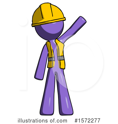 Royalty-Free (RF) Purple Design Mascot Clipart Illustration by Leo Blanchette - Stock Sample #1572277
