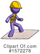 Purple Design Mascot Clipart #1572278 by Leo Blanchette
