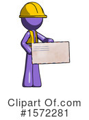 Purple Design Mascot Clipart #1572281 by Leo Blanchette