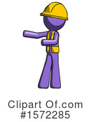 Purple Design Mascot Clipart #1572285 by Leo Blanchette