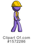 Purple Design Mascot Clipart #1572286 by Leo Blanchette