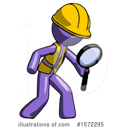 Royalty-Free (RF) Purple Design Mascot Clipart Illustration by Leo Blanchette - Stock Sample #1572295